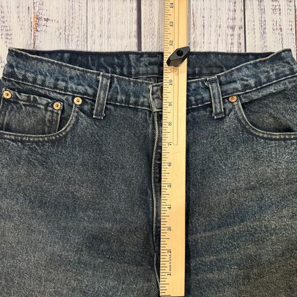 Vintage Levi’s 550 Women’s Jeans 13 28x30 Faded Black USA Relaxed Tapered - Picture 10 of 11
